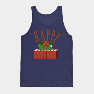 Happy bookmas Tank Top